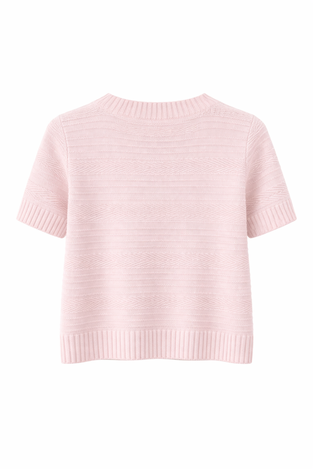 Kokun Ts Textured Boxy Knitted Tee
