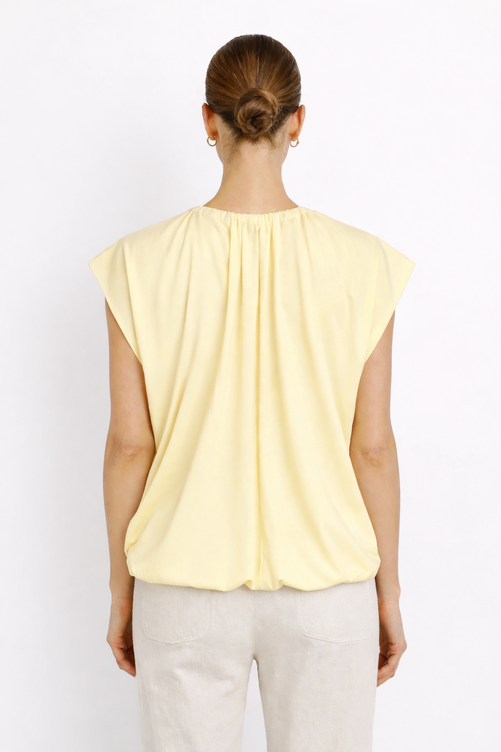 Tela Ruched Cotton T-shirt