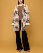 Aldo Martins Jacquard Knit Hooded Coat