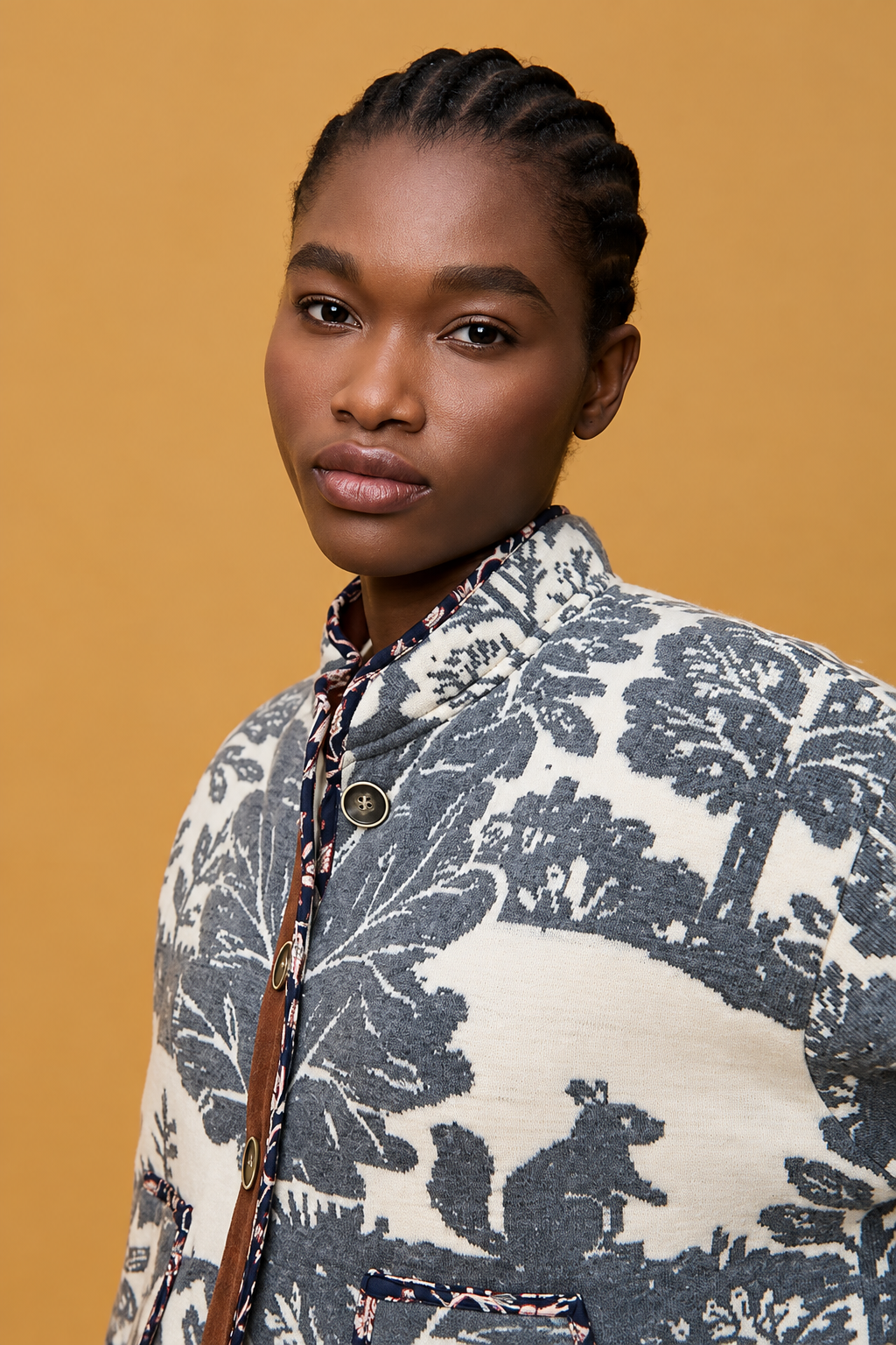 Aldo Martins Floral Jacquard Jacket