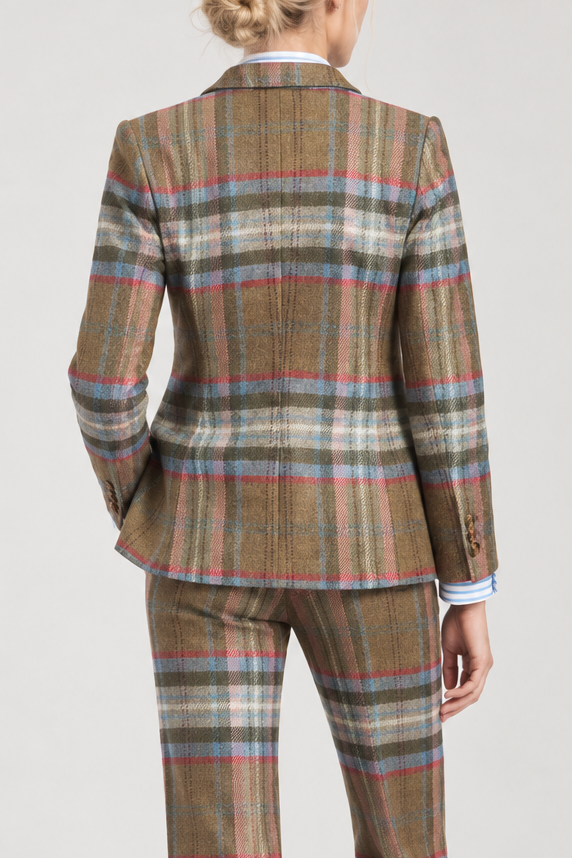 Vilagallo Heather Checked Jacket