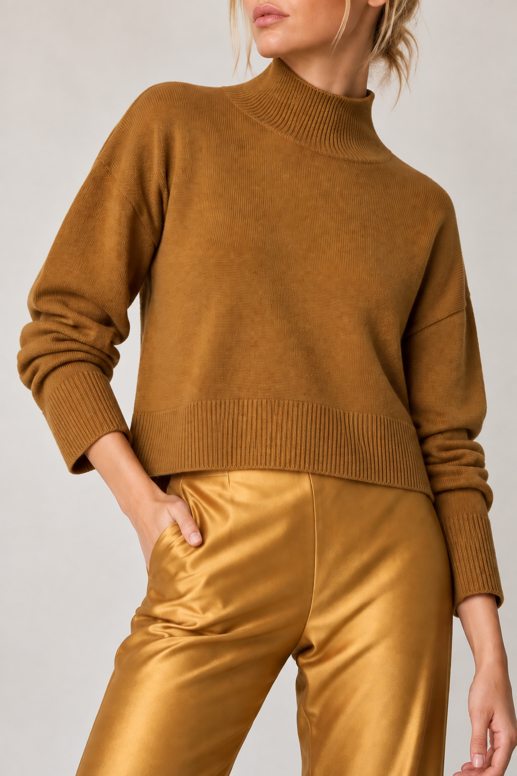 Cami Catherine Cashmere Cropped Sweater