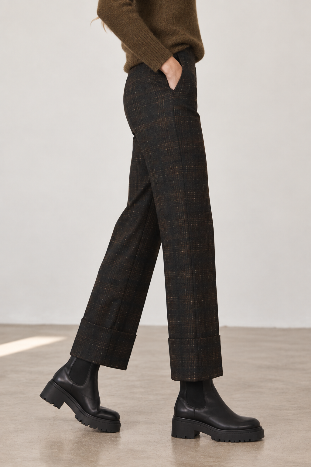 Avenue Montaigne Bonnie Plaid Pant