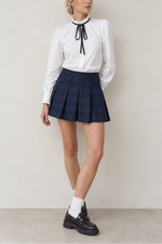 Suncoo Luisa Flowy Blouse With Bow Tie