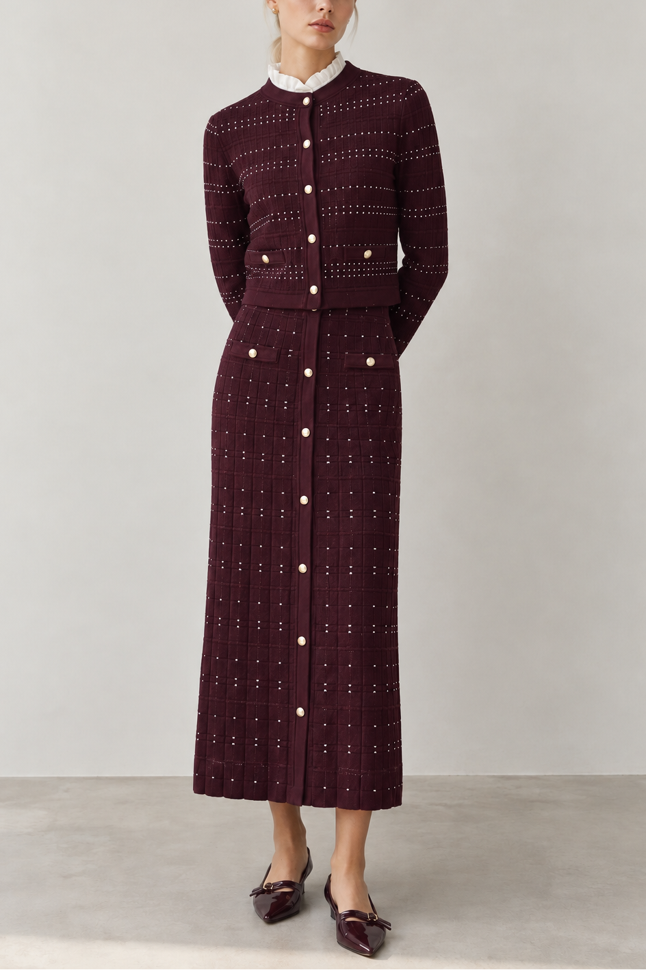 Suncoo Ganeli Two Tone Cardigan