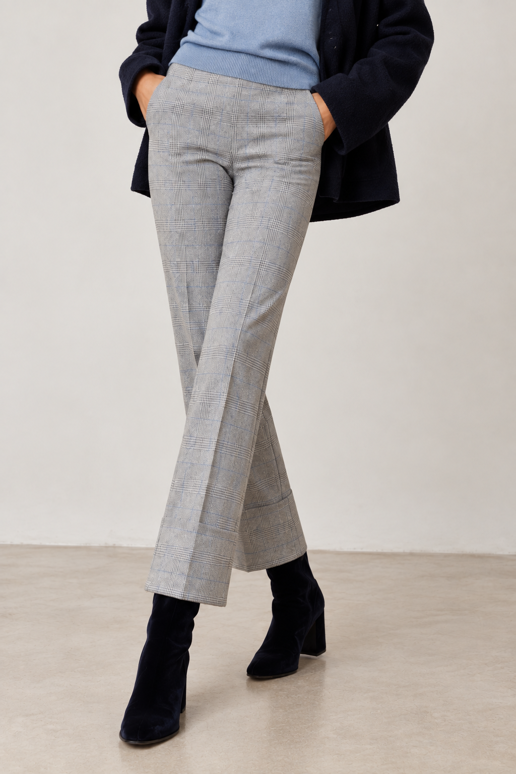 Avenue Montaigne Bonnie Plaid Pant
