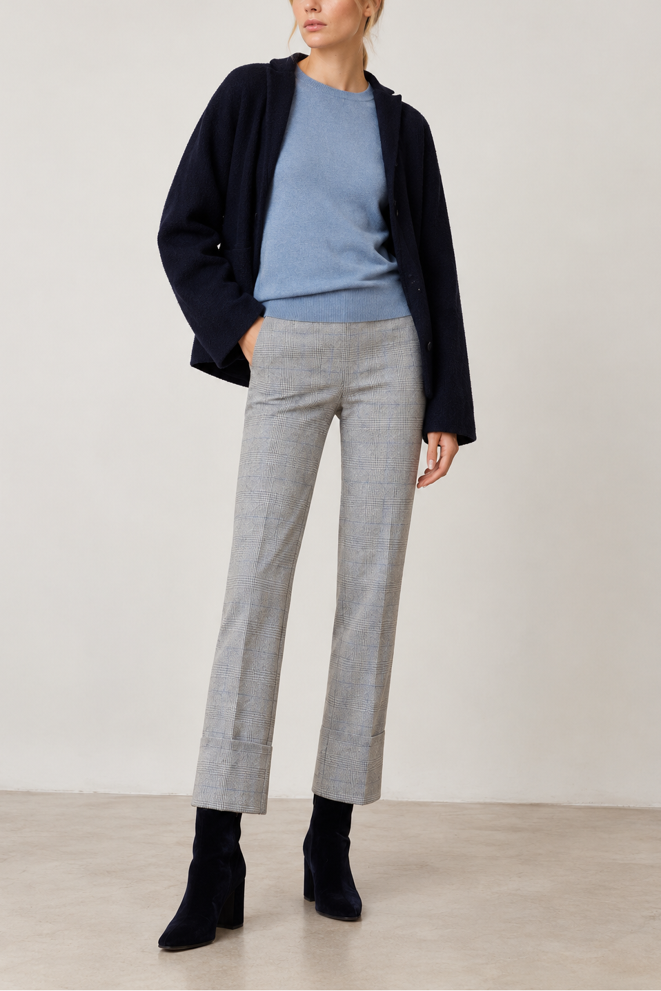 Avenue Montaigne Bonnie Plaid Pant