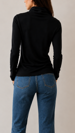 Majestic Filatures Soft Touch L\S Twist Neck Top