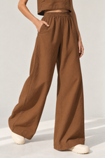 Stateside TS Linen Wide Leg Pull On Pant