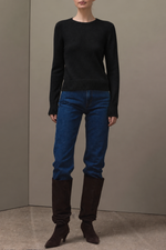 Allude Rd Crew Neck Cashmere Sweater