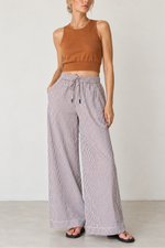 Stateside TS Spring Stripe Poplin Wide Leg Trouser