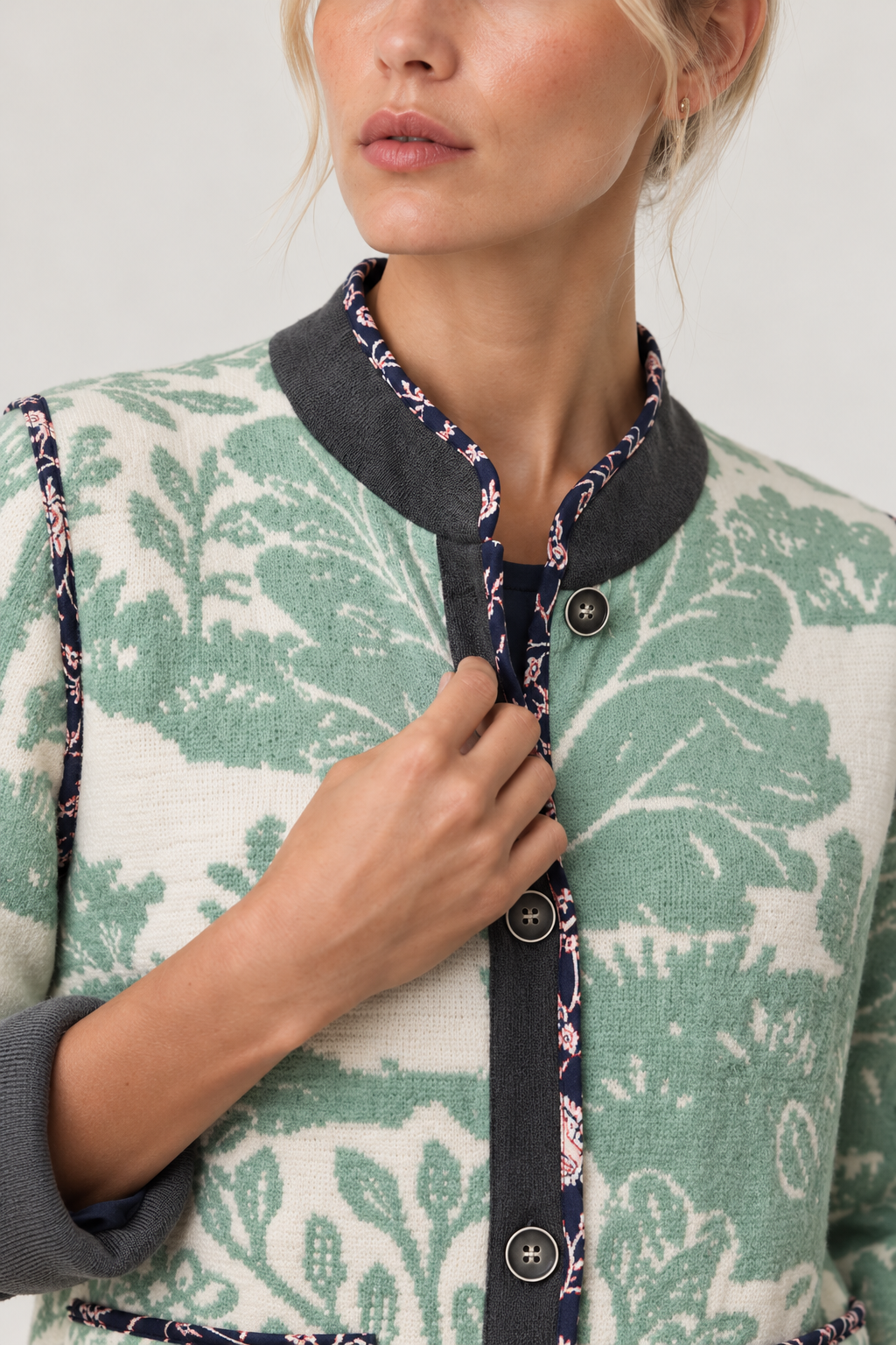 Aldo Martins Floral Jacquard Jacket