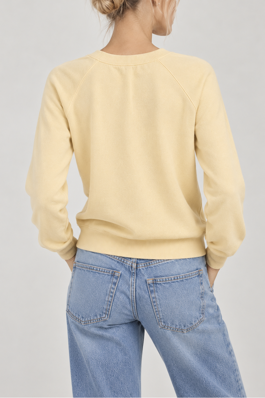Stateside TS Softest Fleece V-Neck Raglan Sweatshirt