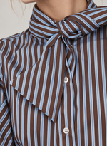 LAFATA The Tie Neck Shirt