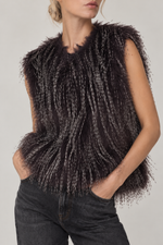 LAFATA The Carrie Fur Vest
