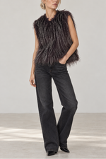 LAFATA The Carrie Fur Vest