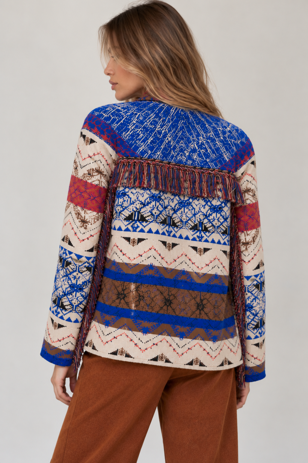 Aldo Martins Short Jacket With Fringe