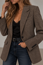 Circolo Single Breasted Jersey Blazer