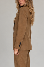 Circolo Double Breasted Wool Blend Jacket