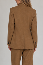 Circolo Double Breasted Wool Blend Jacket