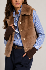 Vilagallo Faux Fur Vest