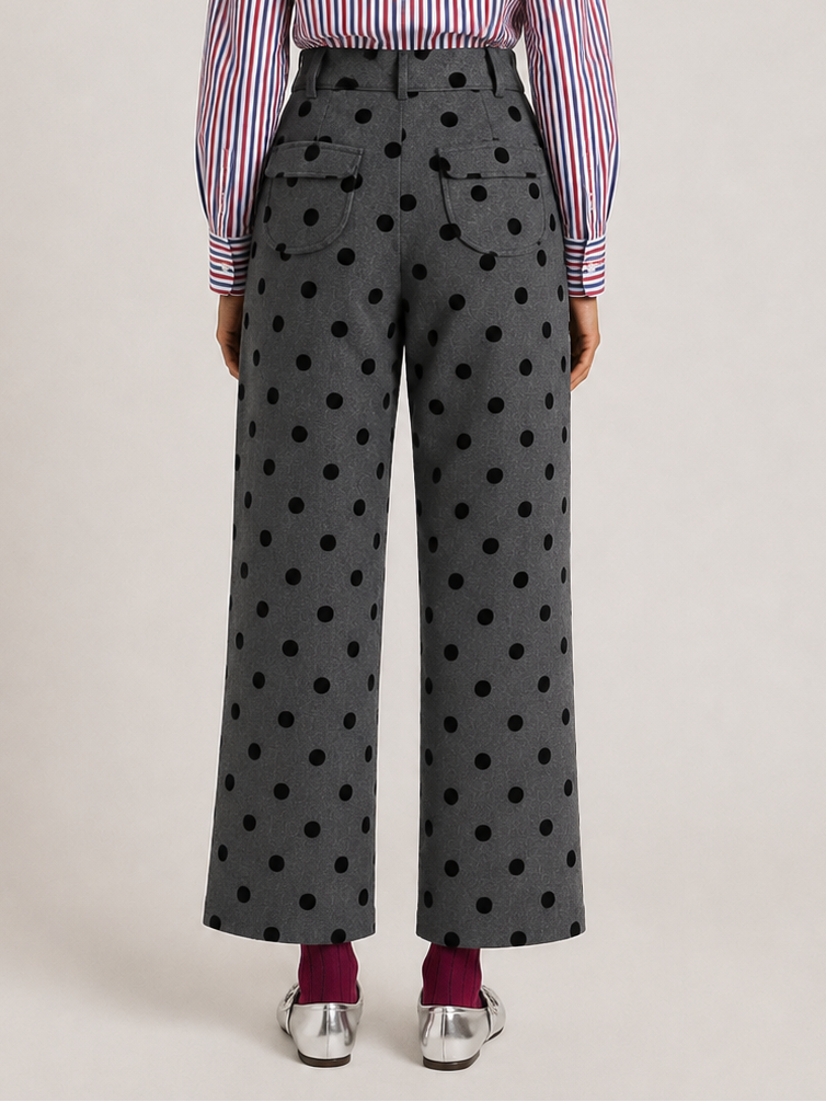 Vilagallo Polka Dot Trousers