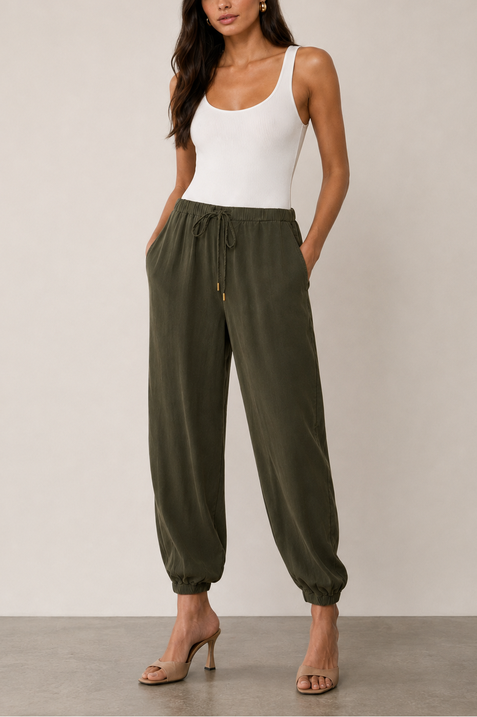 Lagence Kimiko Drawstring Jogger Pant
