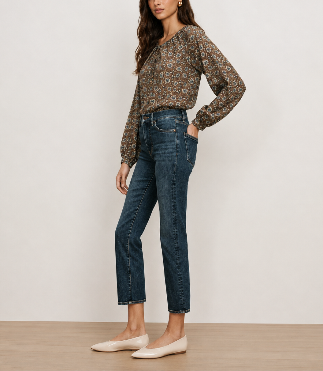 Veronica Beard Mila Straight Leg jean