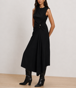 Veronica Beard Freja Brooch Midi Dress
