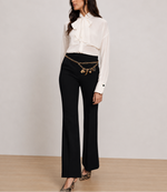 Veronica Beard Darlis Scarf Neck Blouse