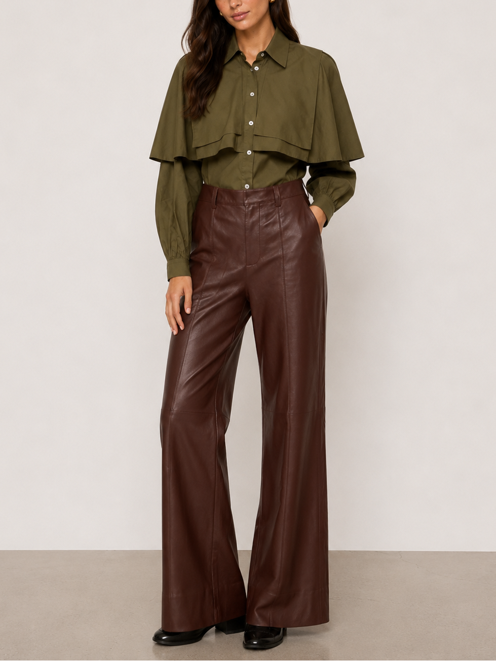 Sea Caitlin Leather Trouser