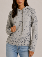 J.Society Bandana Print Hoodie