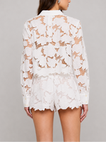 Lagence TS Seychelle Cropped Button Down