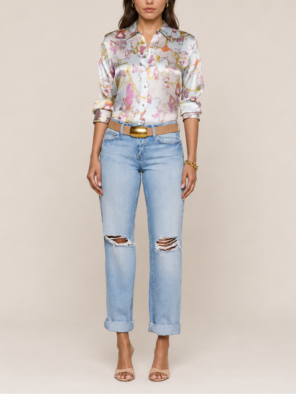 Lagence TS Dani 3\4 Sleeve Blouse