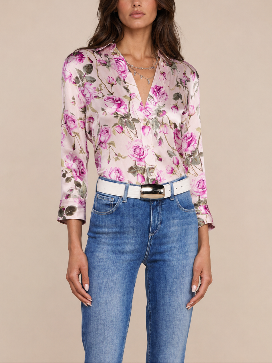 Lagence TS Dani 3/4 Sleeve Blouse