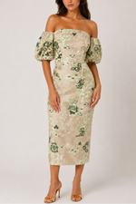 Milly TS Nene Embroidered Mesh Dress
