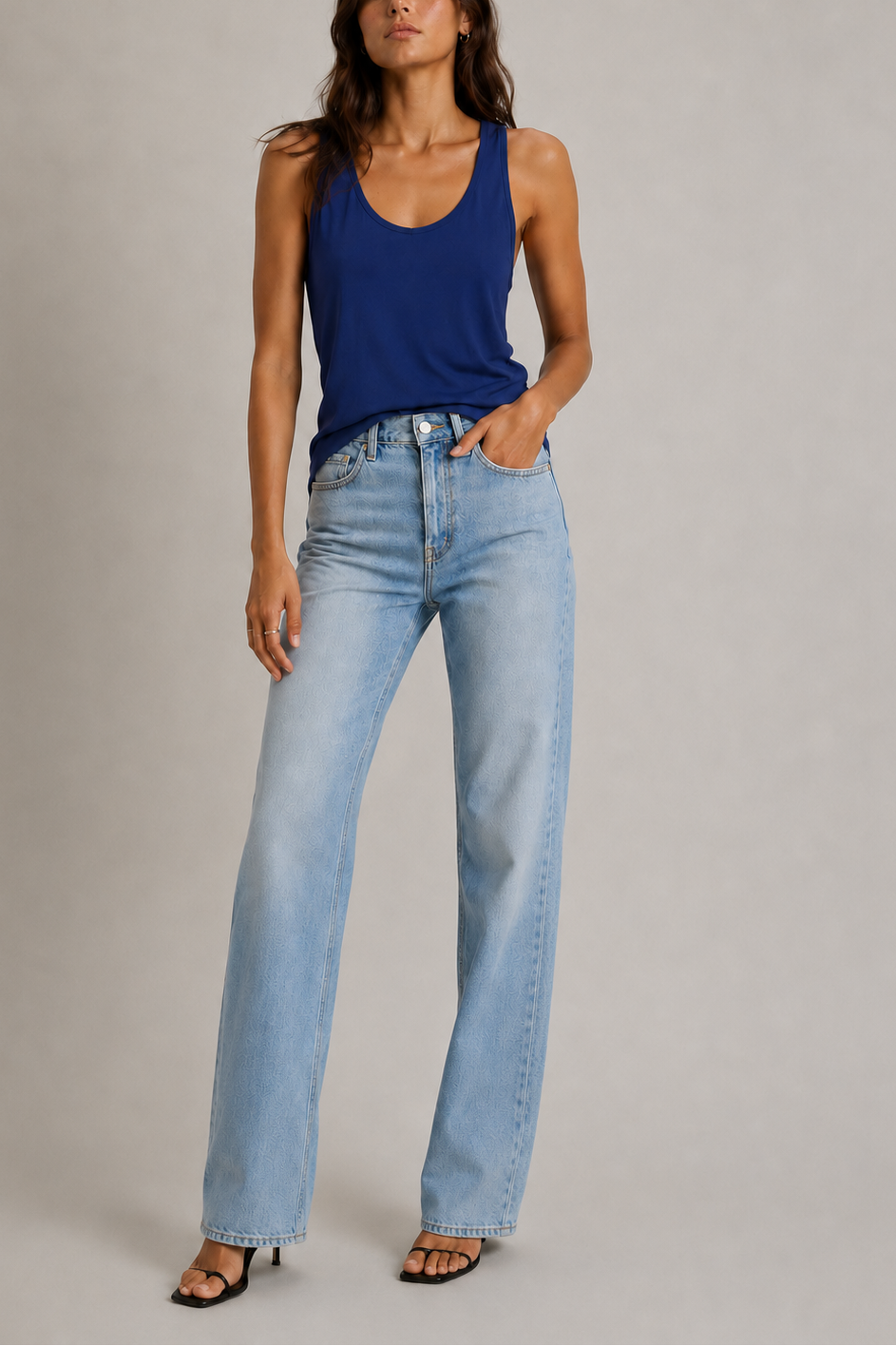 Majestic Filatures Stretch Linen Crewneck Tank