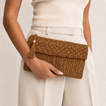 Shebobo Anna Petal Pattern Crochet Clutch