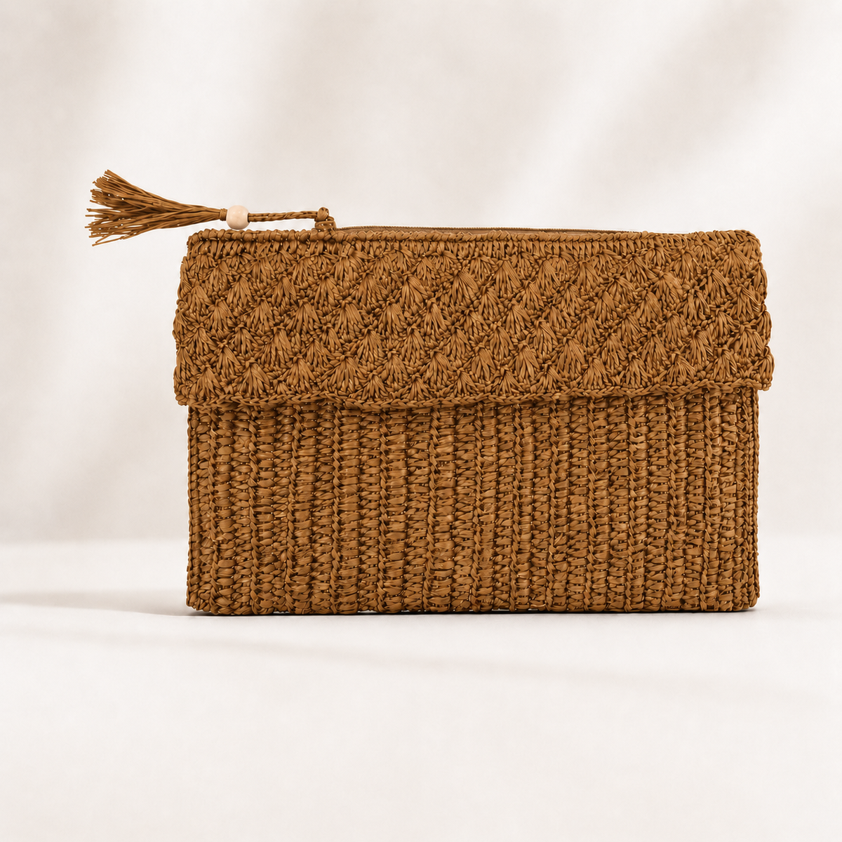 Shebobo Anna Petal Pattern Crochet Clutch