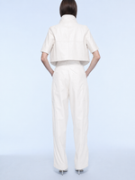 Yigal Azrouel Ts Cropped Leather Jacket