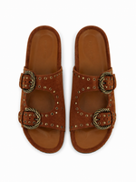 Hartford Amber Leather Sandal