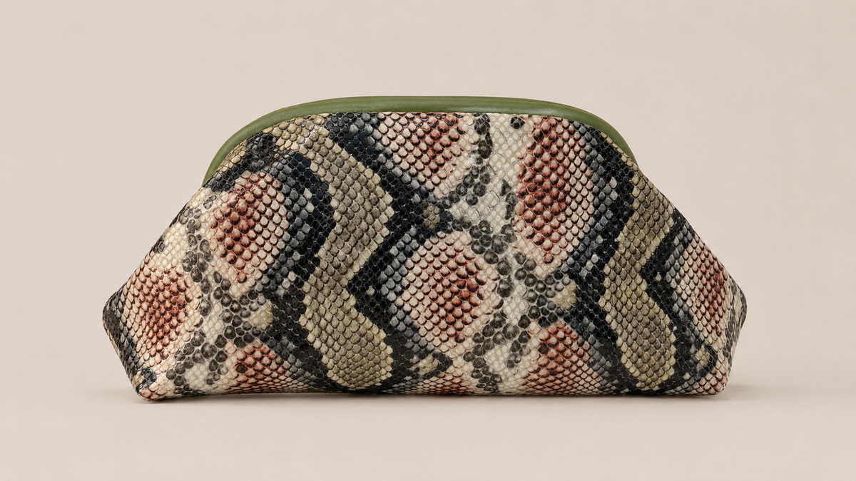 Mishe Handbags Pattern Clutch