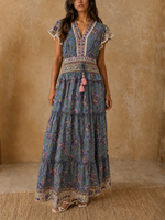 SALROSA Long Print Dress