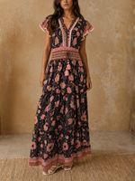 SALROSA Long Print Dress