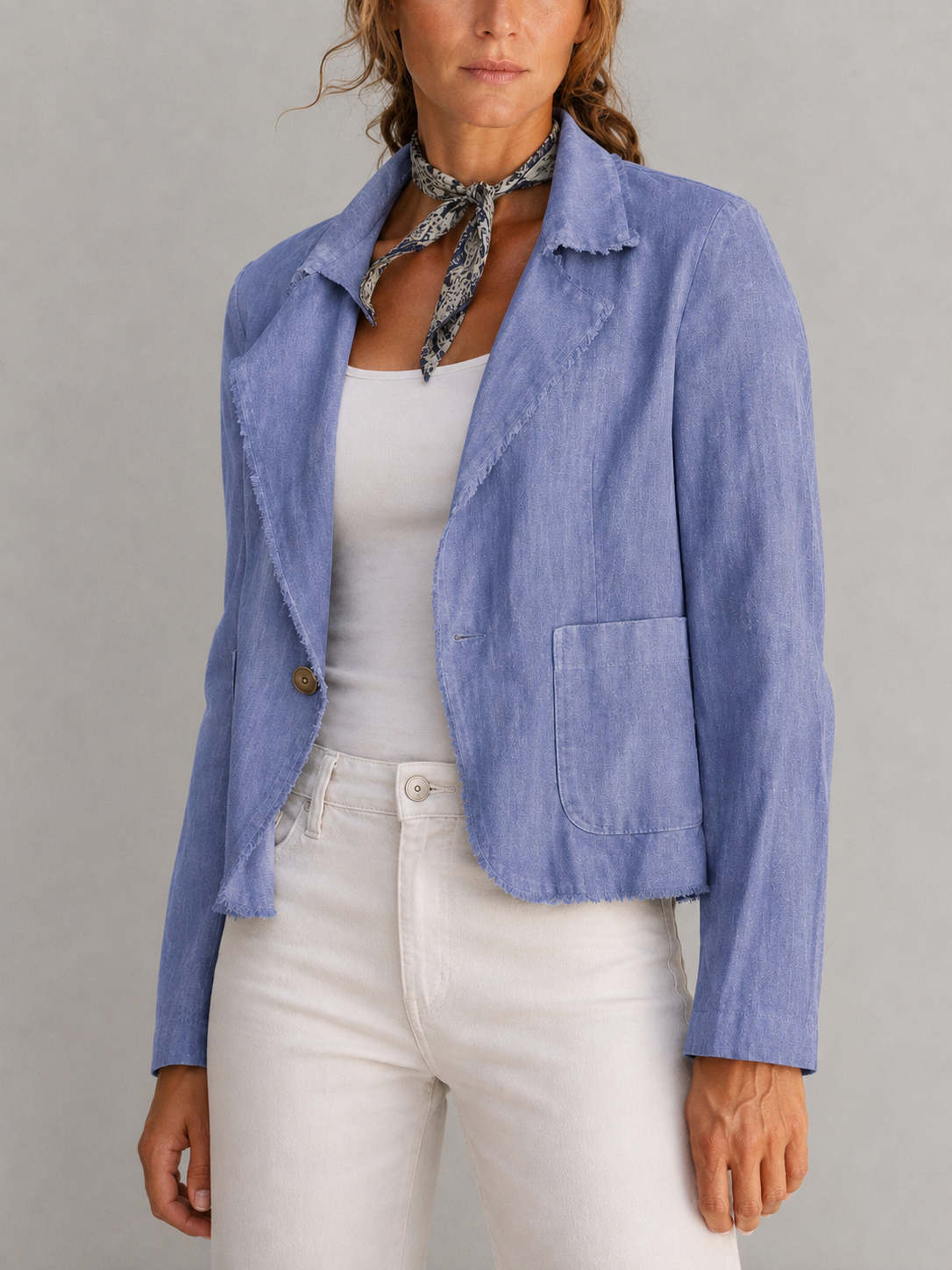 MILA Raw Edge Blazer