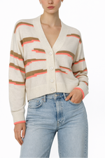 Brodie Glitch Zebra Cardi