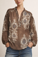 Bazar Deluxe Printed Ruffle Top