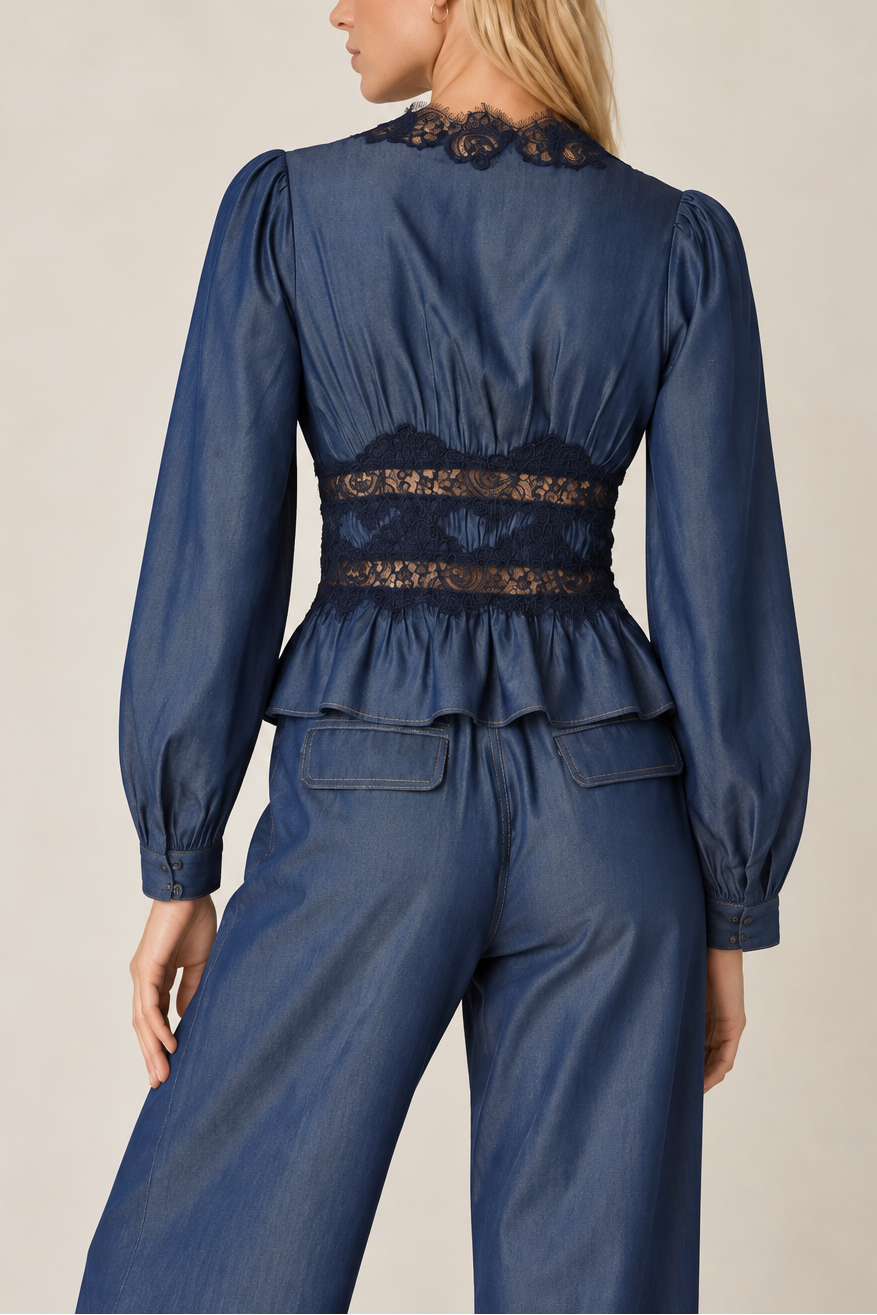 Cami Biddy Chambray Blouse