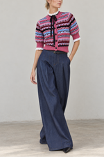 Suncoo Gemoni Striped Cardigan