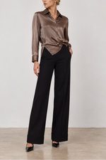 Avenue Montaigne Sleek Wide Leg Pant